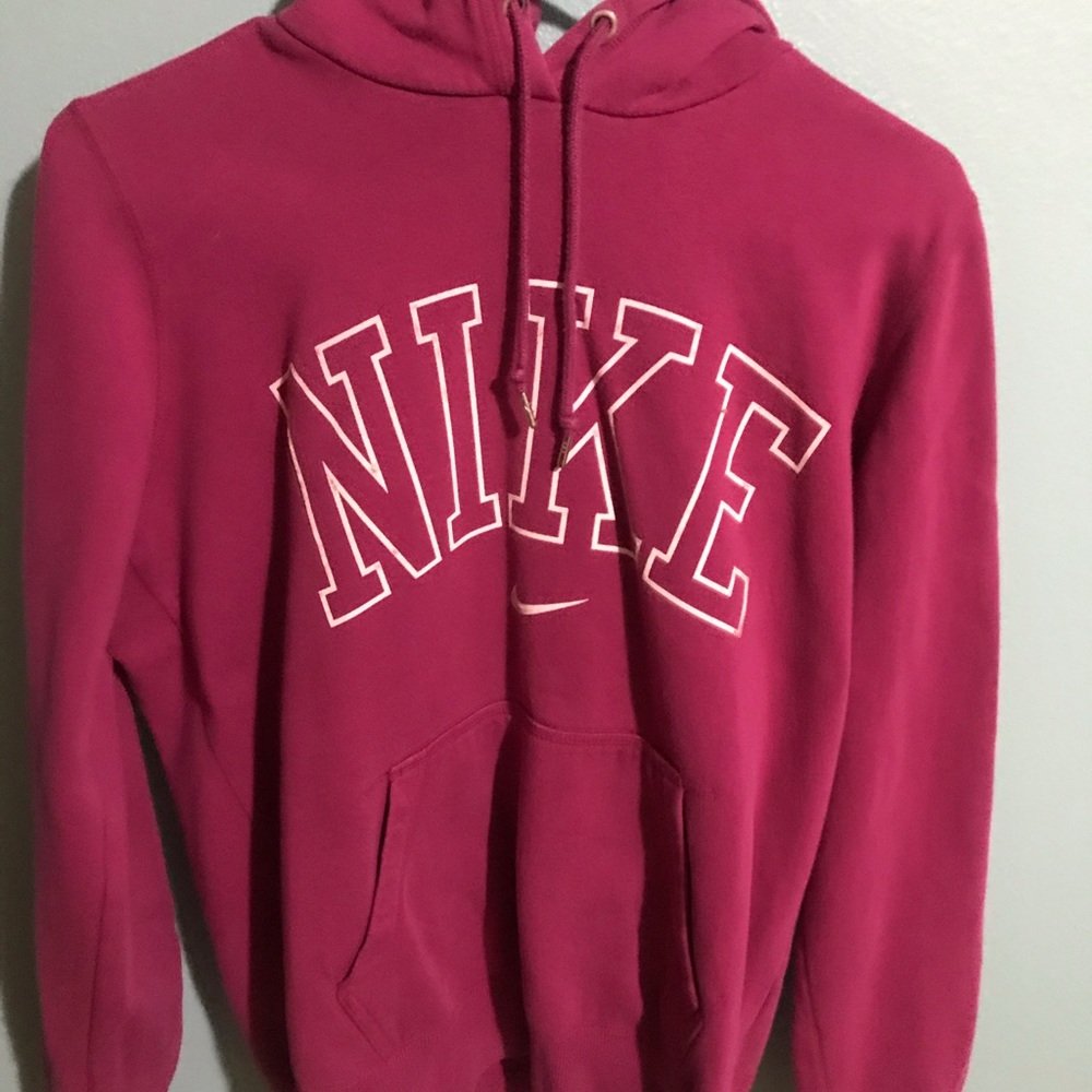 Pink Nike sweatshirt